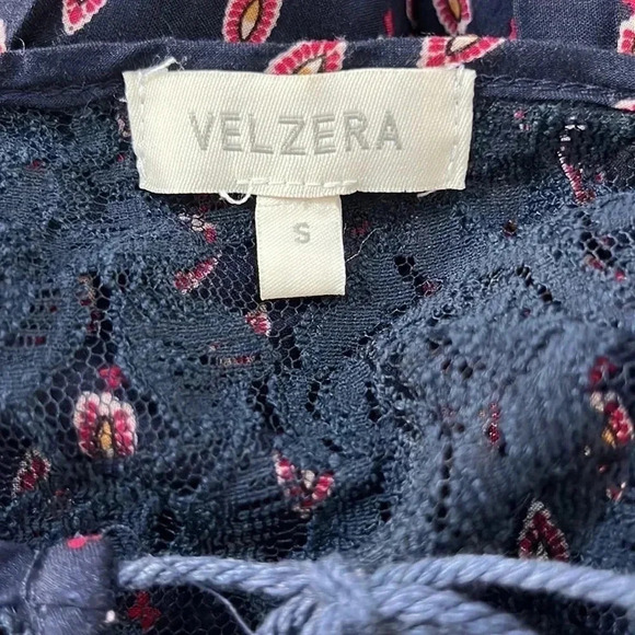 Velzera Boho Lace Mini Dress Size S - Picture 6 of 8
